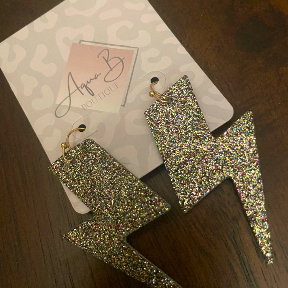 Lightning earrings